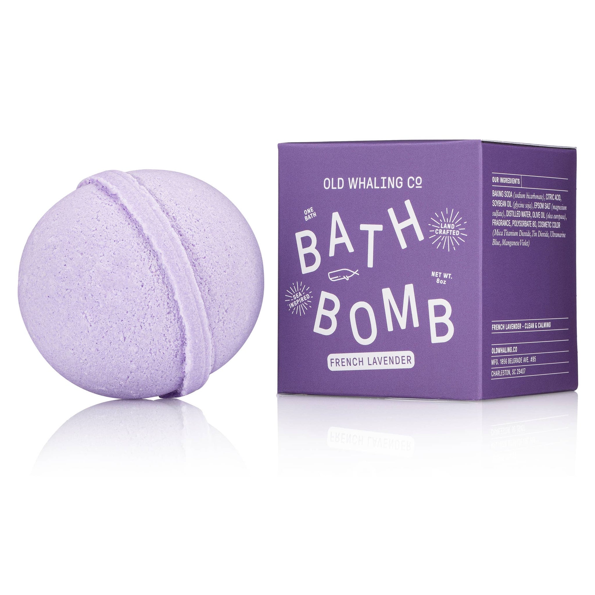 Old Whaling French Lavender Bath Bomb