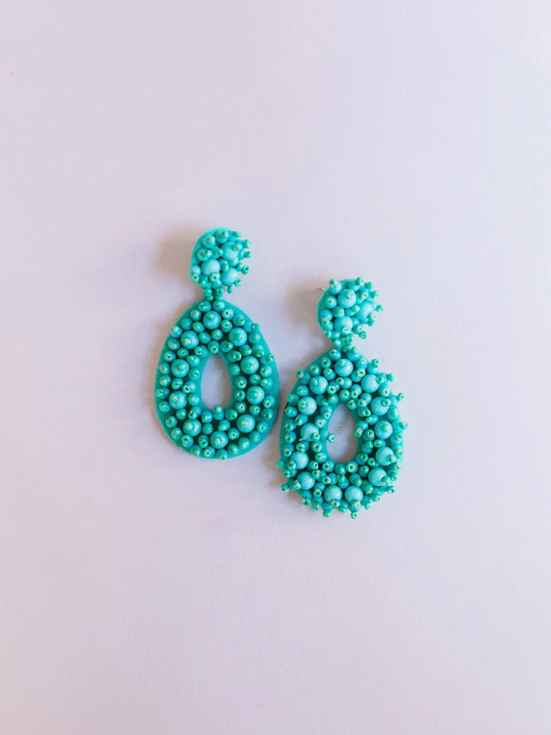 Teal Melinda Earrings Michelle McDowell