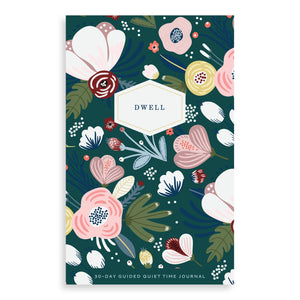 Dwell Devotional Journal Green Floral