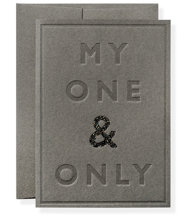 My One and Only Card (Gray)