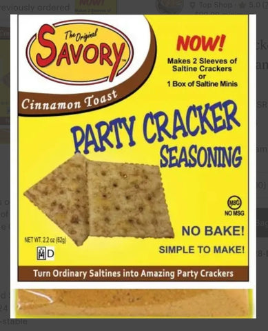 Savory Cinnamon Toast Party Crackers