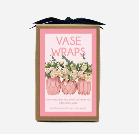 Rose Paper Vase Wrap