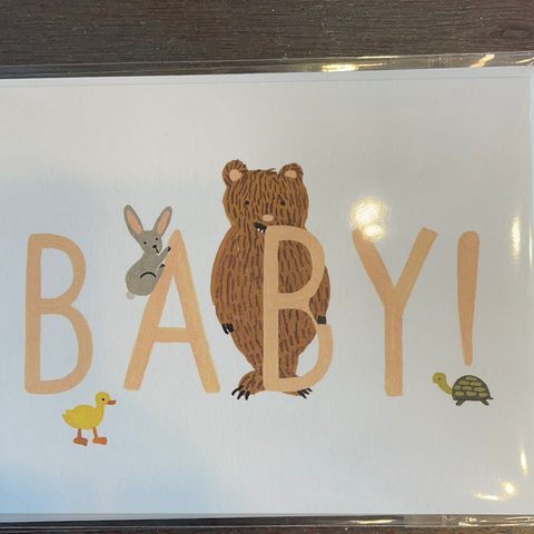 Baby bear card