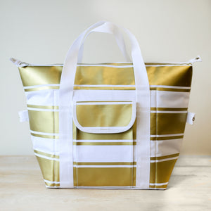 Gold and While Cooler Bag Royal Standard
