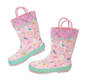 Stephen Joseph Unicorn Rain Boots-Size 6