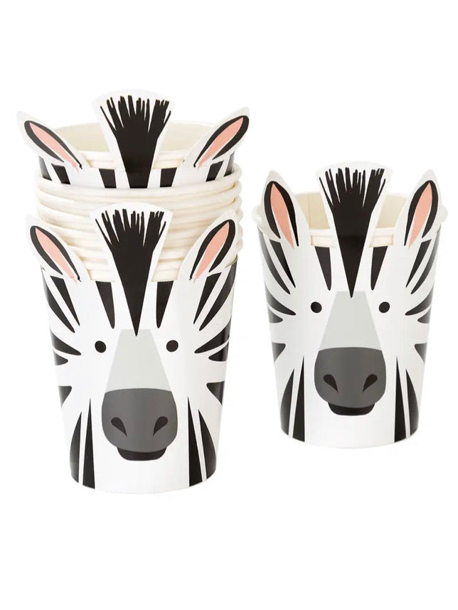 Party Animals Zebra Cups