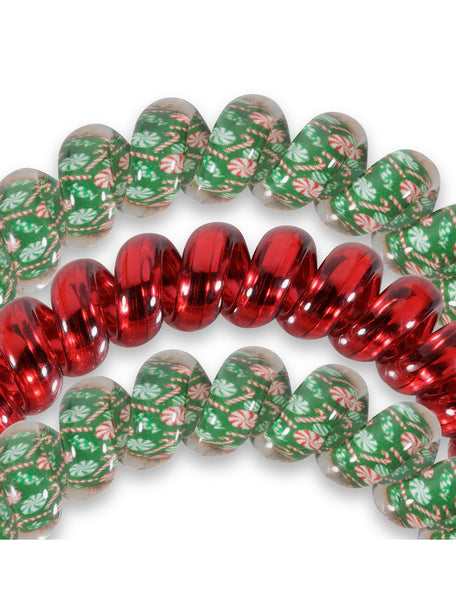 Candy Cane Kisses Large Teleties