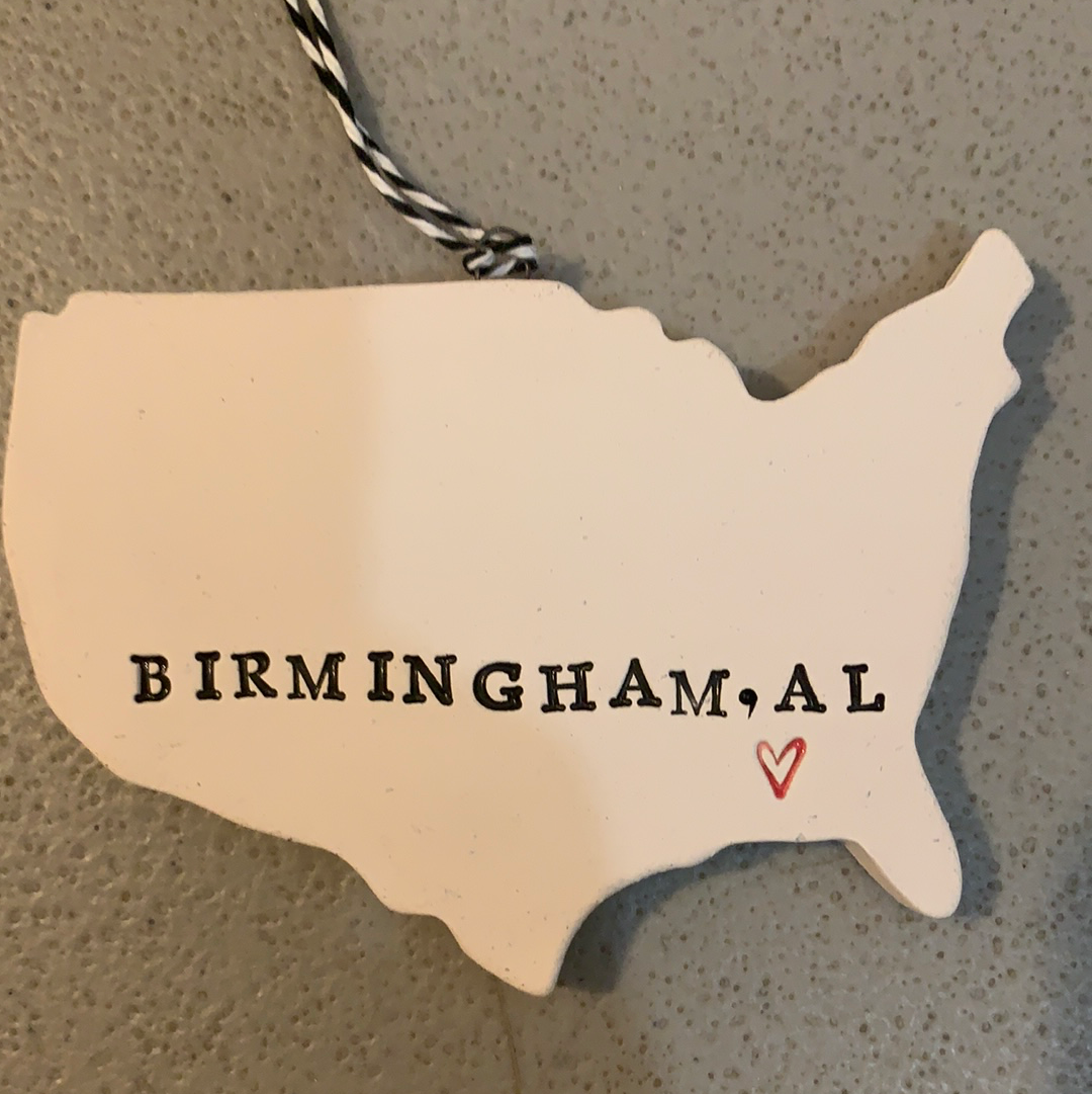 Birmingham clay ornament