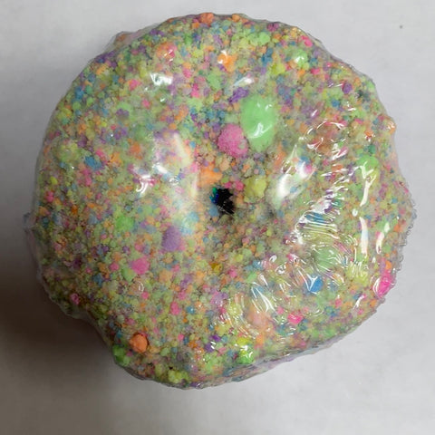 Purple Donut bath bomb- single
