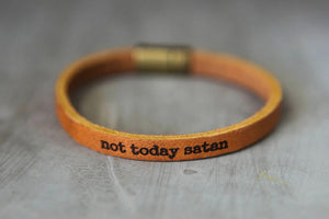 Not Today Satan Bracelet