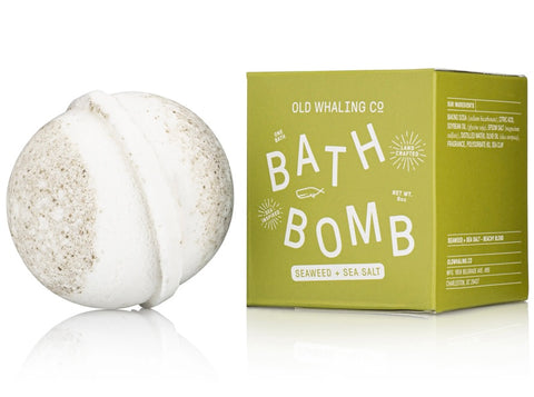 Old Whaling Co. Bath Bomb-Seaweed and Sea Salt