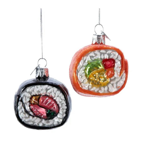 Glass Sushi Ornament