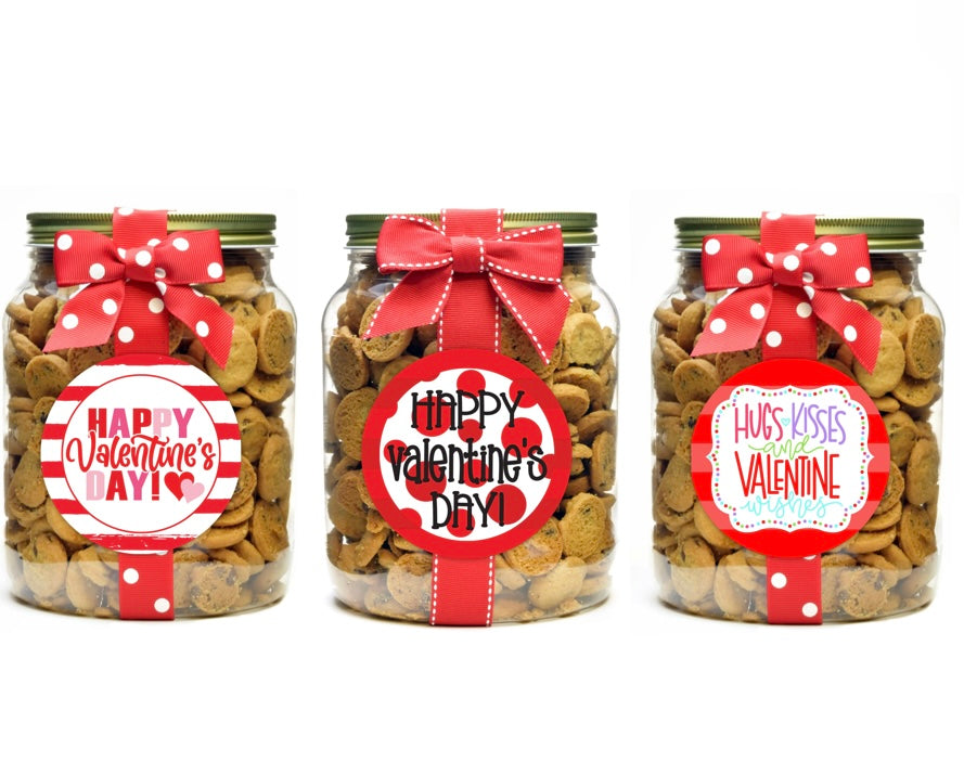 Valentine Half Gallon Chocolate Chip Cookies