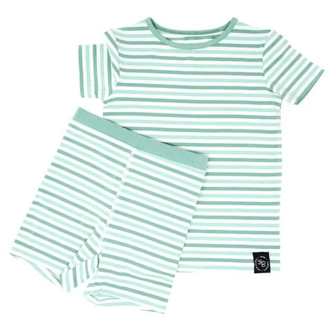 7y green stripe