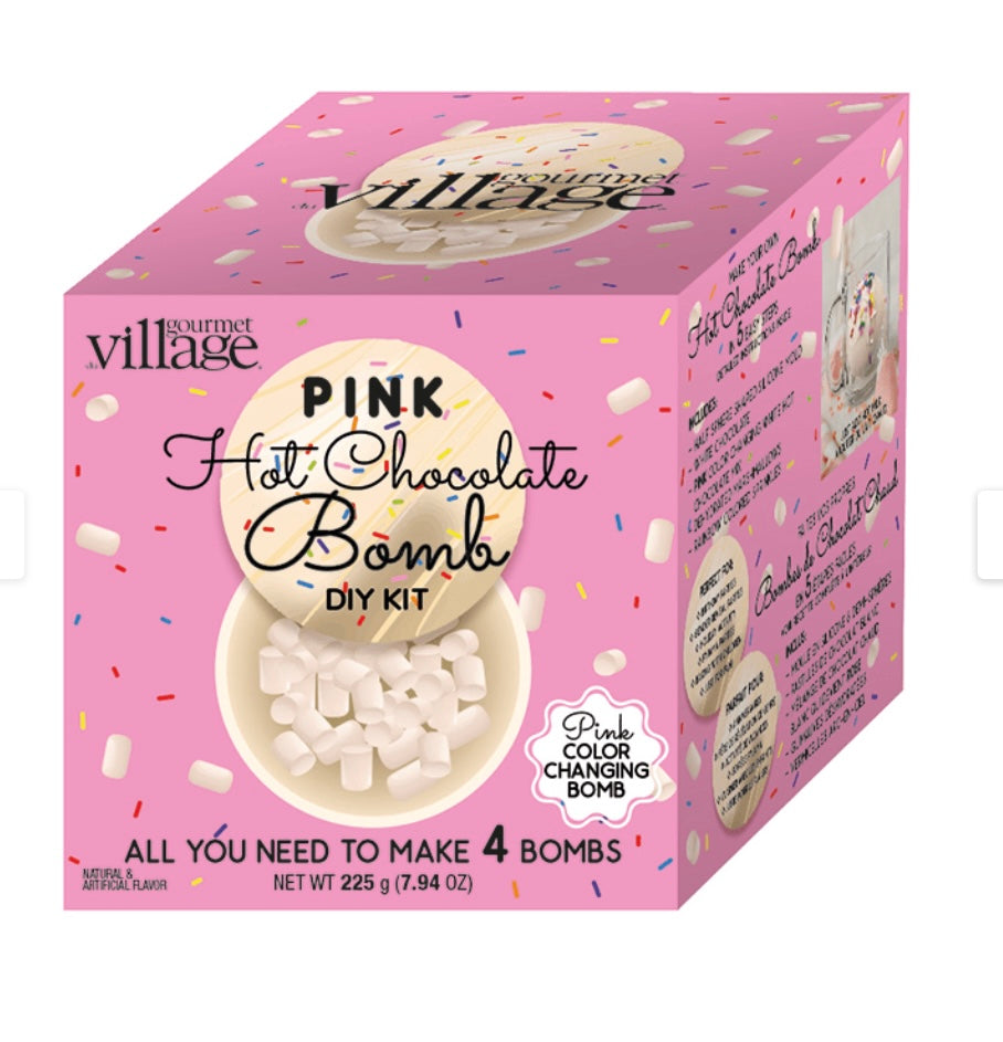 Pink Hot Chocolate Bomb Kit