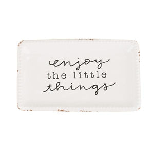 Enjoy the little things - tray
