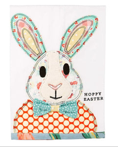 Hoppy Easter Patchwork Bunny Tea Towel
