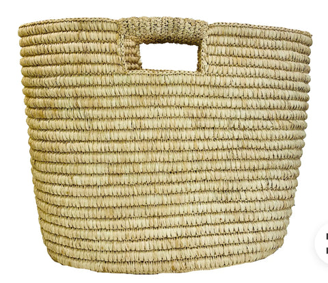Neutral straw Crochet Bag
