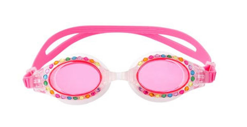 Stephen Joseph Pink and White Sparkle Swim Goggles