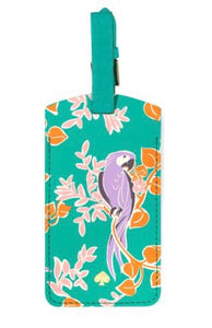 Kate Sade is luggage tag- bird party