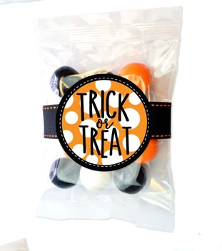 Halloween Gumballs Candy Bag