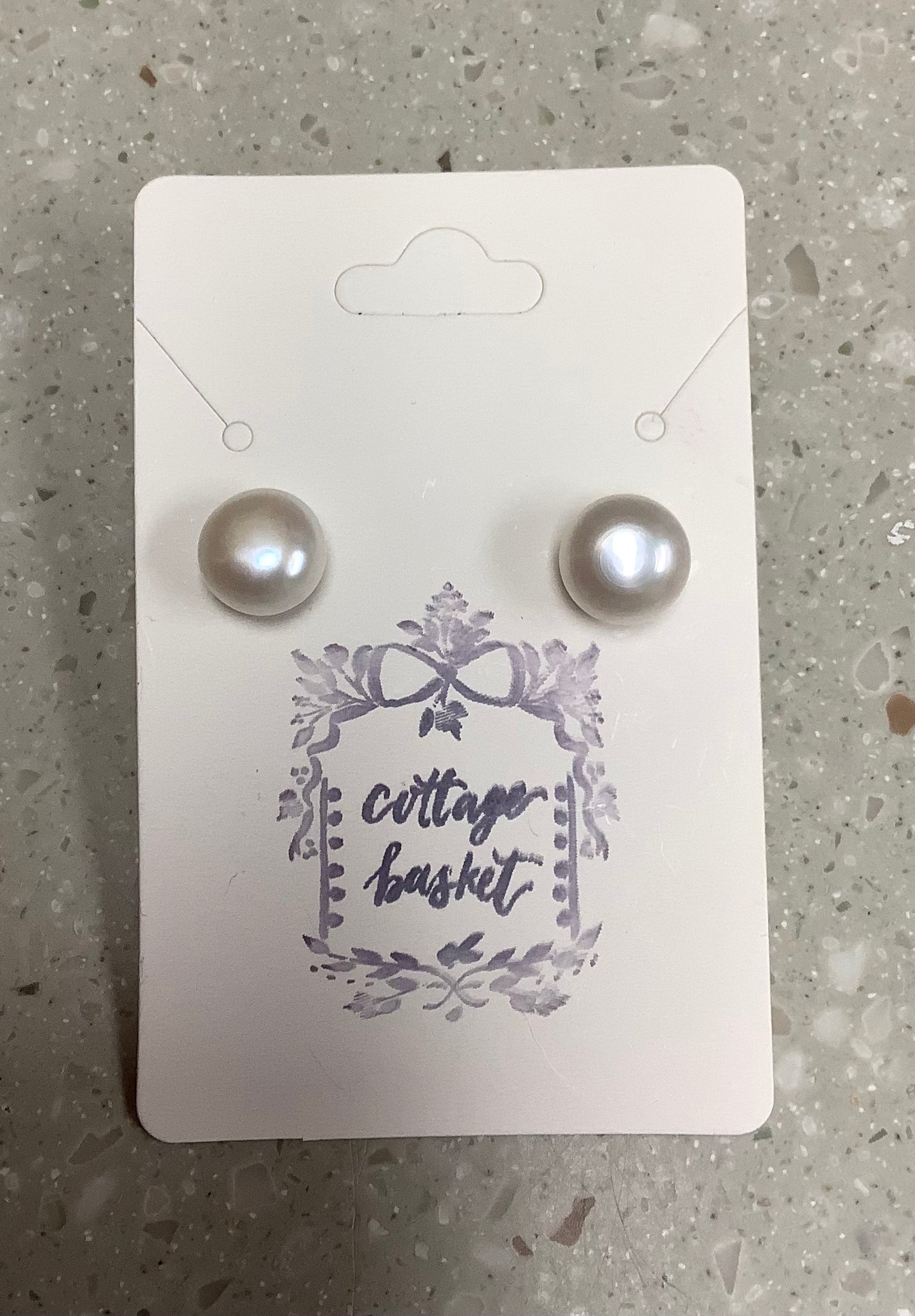 Pearl Stud Earrings