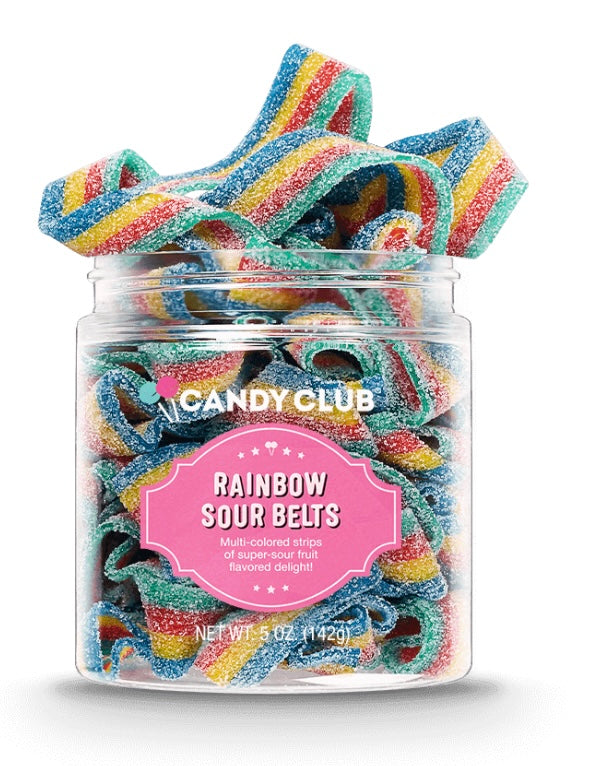 Rainbow Sour Belts Candy