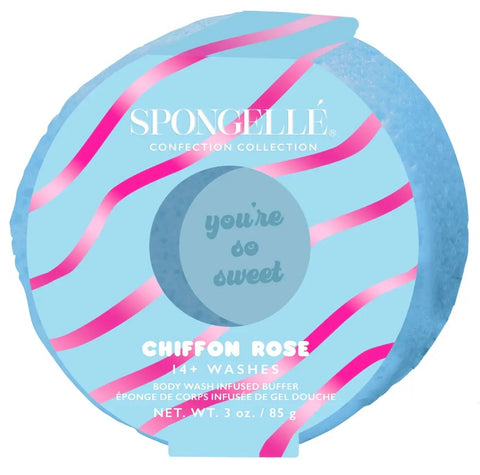 Spongelle Chiffon Rose Body Buffer