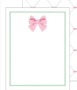 Bow Lattice Flat Notecard