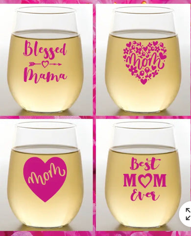 MOM Shatterproof Wine Glasses