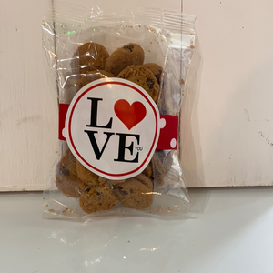 Valentines Mini bag chocolate chip cookies