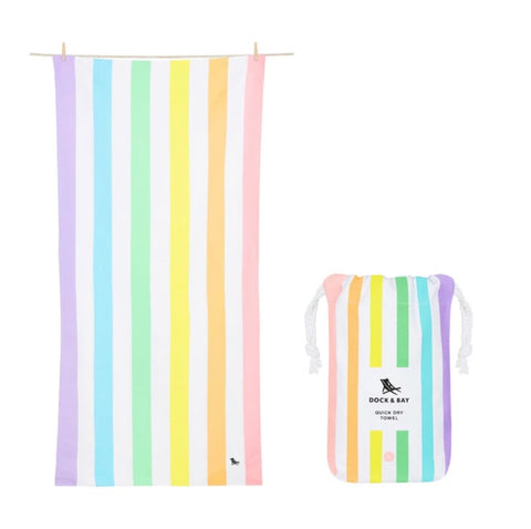 Dock & Bay Pastel Rainbow  Towel
