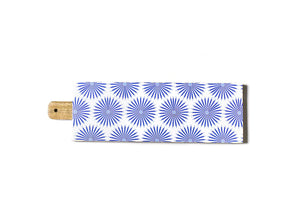 Iris Blue Burst Mango Wood Large Rectangle Board