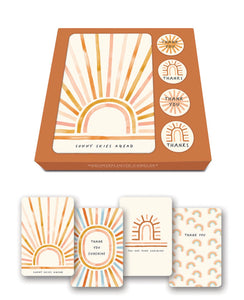 Sunny Skies Note Card Set with Stickers