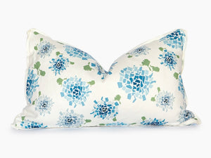 Honey + Hank Hydrangea Lumbar Pillow