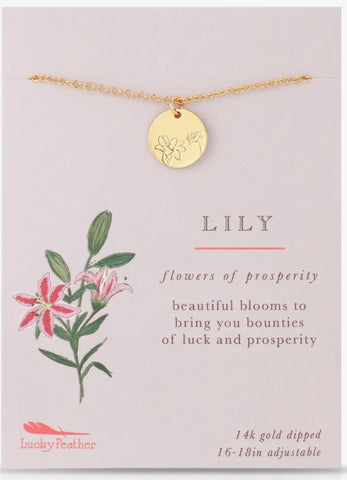 Lily Gold Necklace