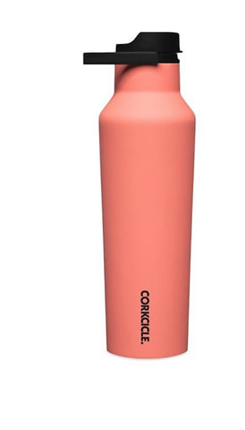 Corkcicle 20 oz. Sports Canteen- Neon Lights Coral