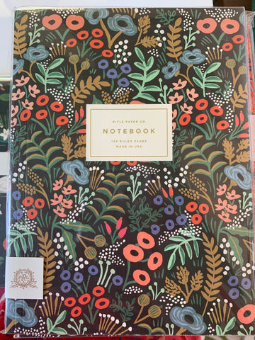 Notebook large rifle floral