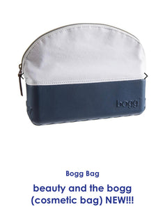 Bogg navy cosmetic bag