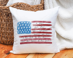 American Flag O Joy Pillow