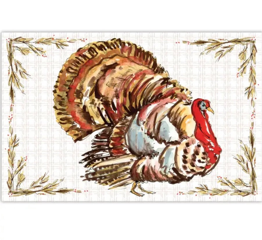 Turkey Paper Placemats