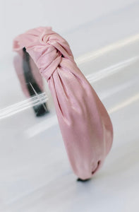 Michelle McDowell Blush Pink Satin Headband