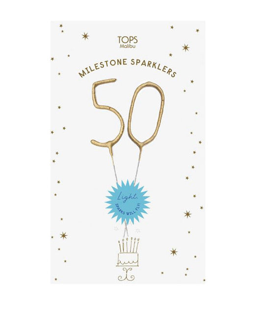 50 Milestone Sparkler Candle