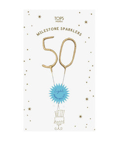 50 Milestone Sparkler Candle