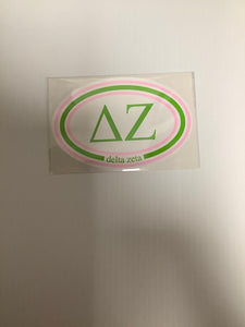 Delta Zeta Bumper Sticker