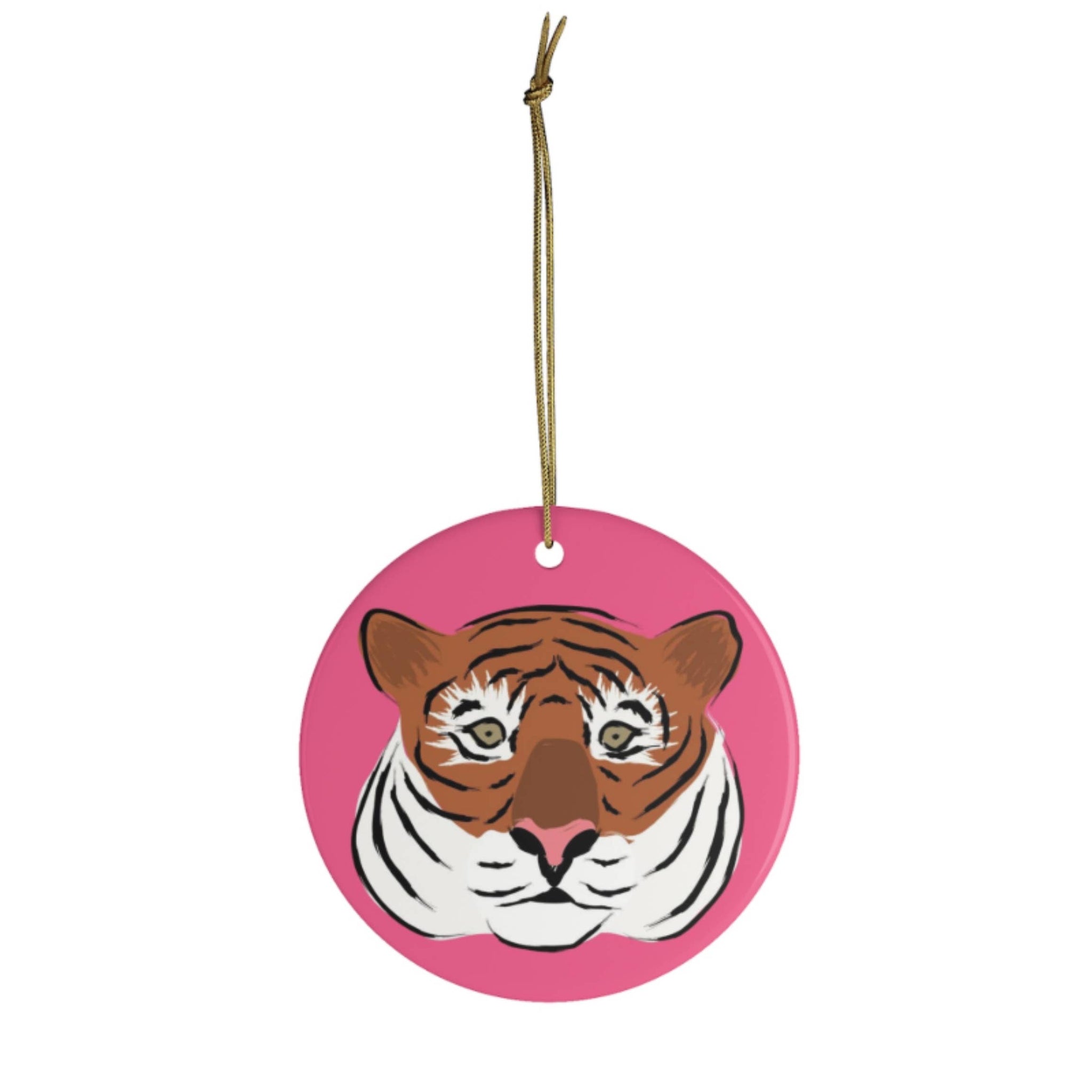 Pink Tiger Clairebella Ornament