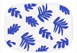 Floral blue Melamine Platter