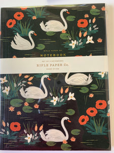 Swan notebook set of 2