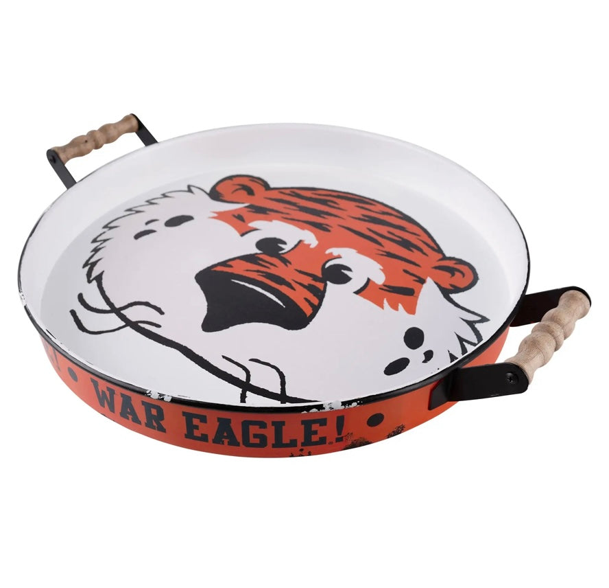 Aubie War Eagle Enamel Tray