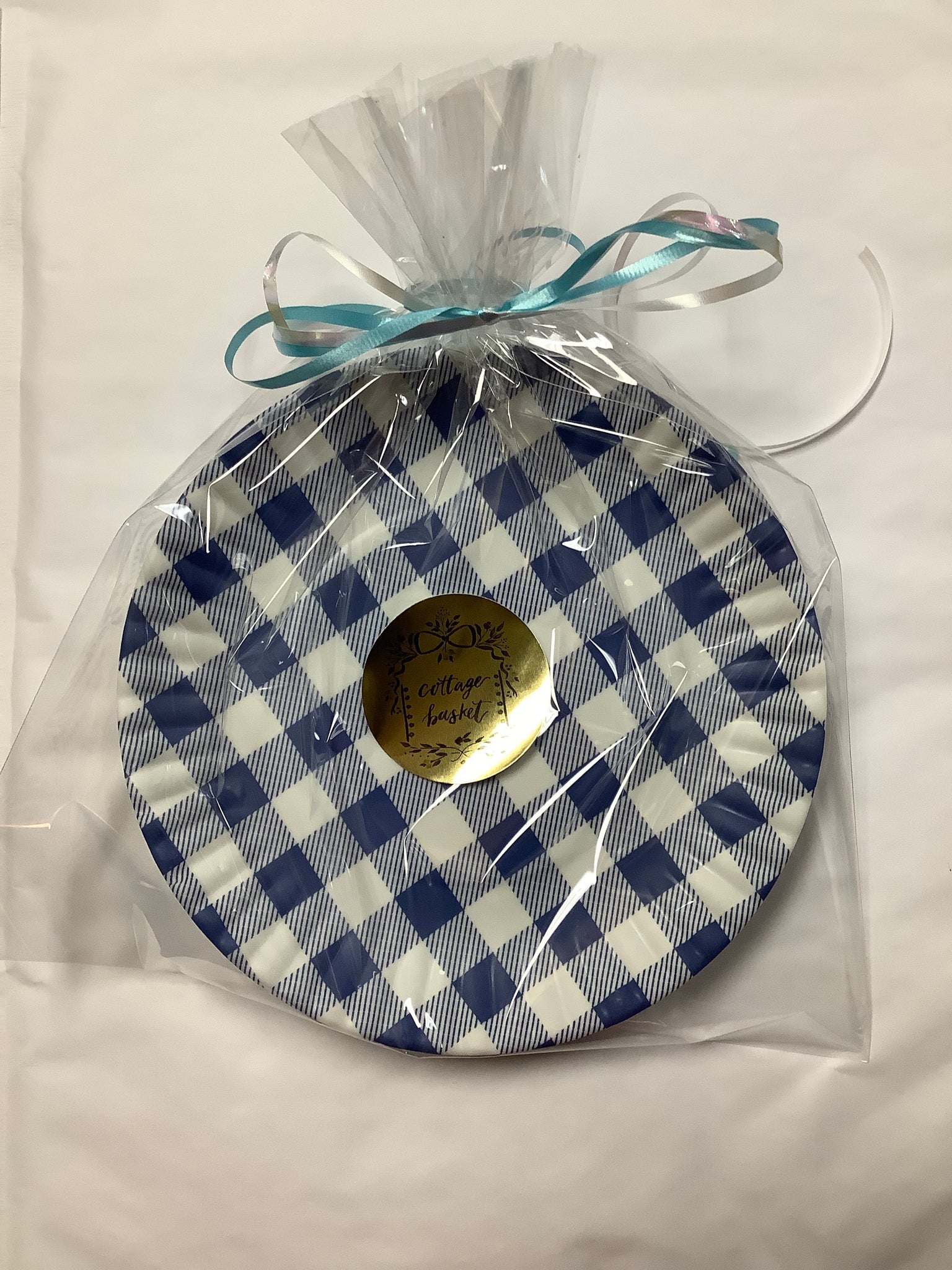 Blue Gingham Set of 4